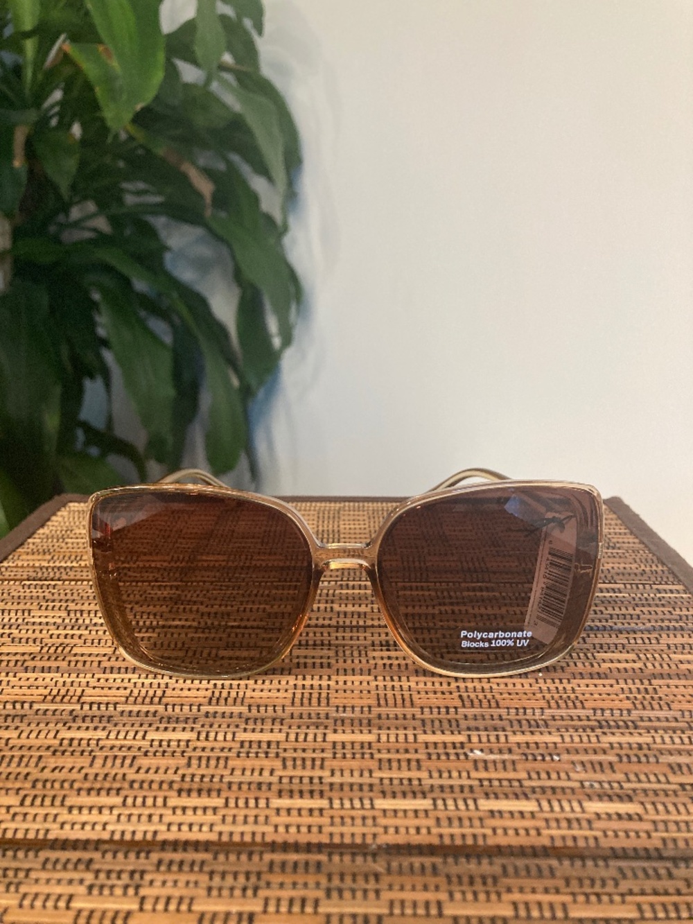 Polycarbonate Oversized Round Lens Sunglasses (MP55329AP)
